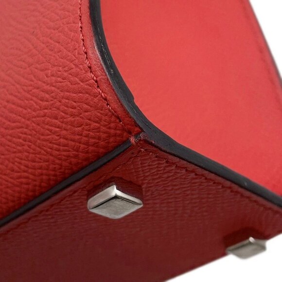 MOYNAT Moynat Regine 2-way Bag Leather Red - Picture 7 of 16